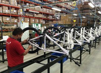 Produção de bicicletas no PIM alcança 29,8 mil unidades em maio