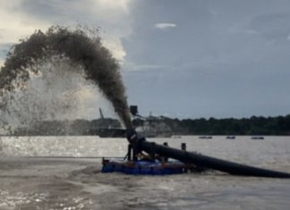 DNIT informa início de obras de dragagem de manutenção em quatro trechos hidroviários do Amazonas